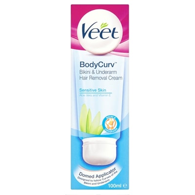 Veet BodyCurv Bikini & Underarm Hair Removal Cream