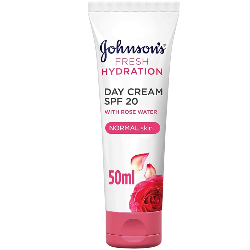 جونسون مرطب نهاري للوجه johnson's fresh hydration day cream