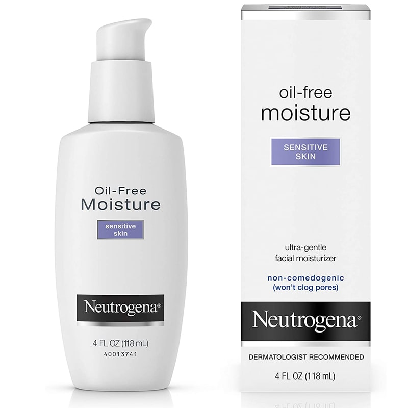 مرطب نيتروجينا neutrogena oil-free facial moisturizer sensitive skin