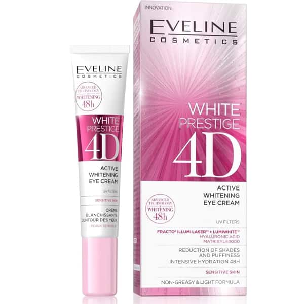 كريم ايفيلين للعين EVELINE White Prestige 4D Whitening Eye Cream